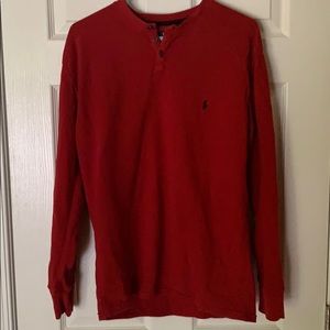 Men’s Polo Henley long sleeve shirt